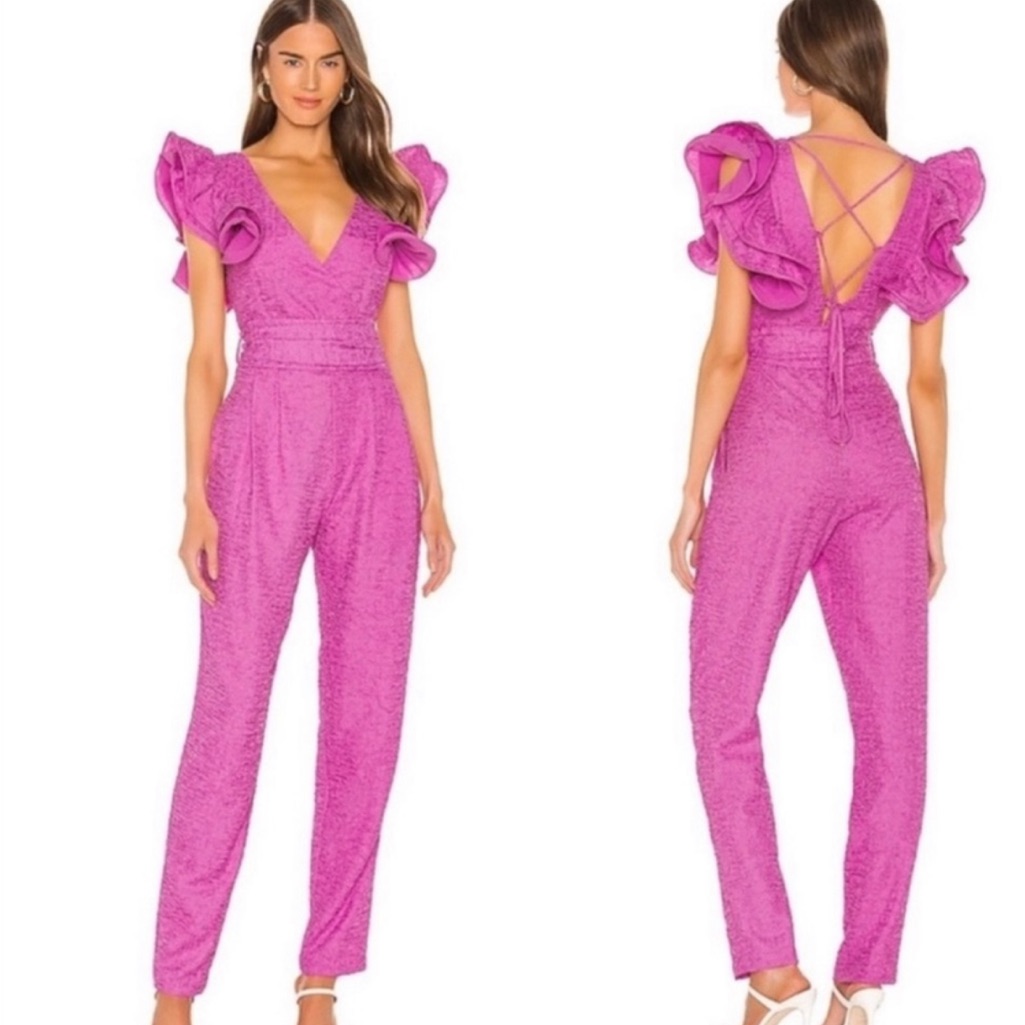 Retrofete Shelley Jumpsuit In Pink Size Xs Nwt